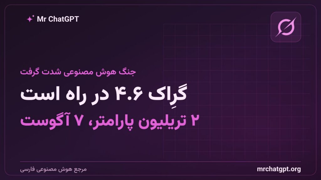 مدل گرِاک ۴.۶ با دو تریلیون پارامتر توسط ایلان ماسک و xAI در آگوست ۲۰۲۶ منتشر میشود
