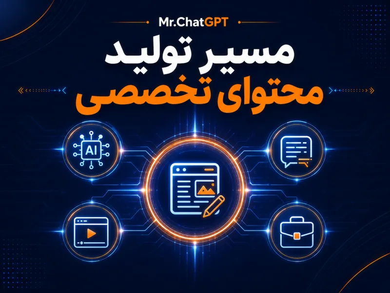 کاور مسیر تولید محتوای تخصصی با هوش مصنوعی