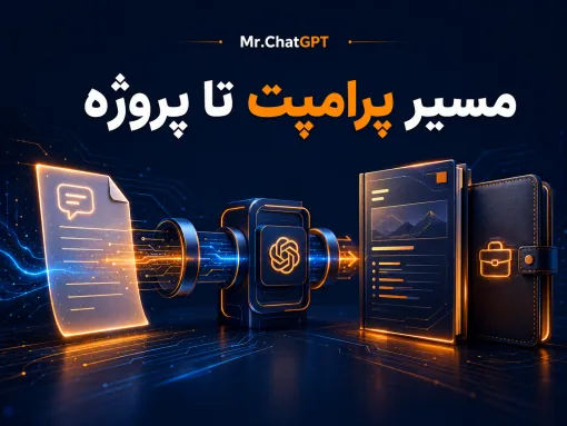 کاور مسیر پرامپت تا پروژه با هوش مصنوعی