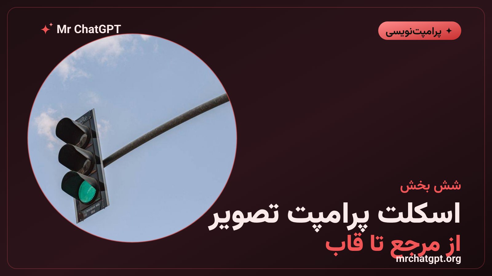 ساختار شش بخشی پرامپت تصویر محصول