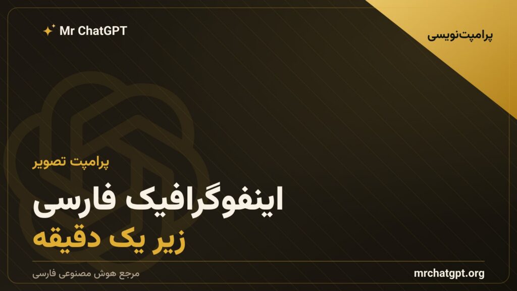 پرامپت ساخت اینفوگرافیک و بنر آموزشی فارسی با هوش مصنوعی