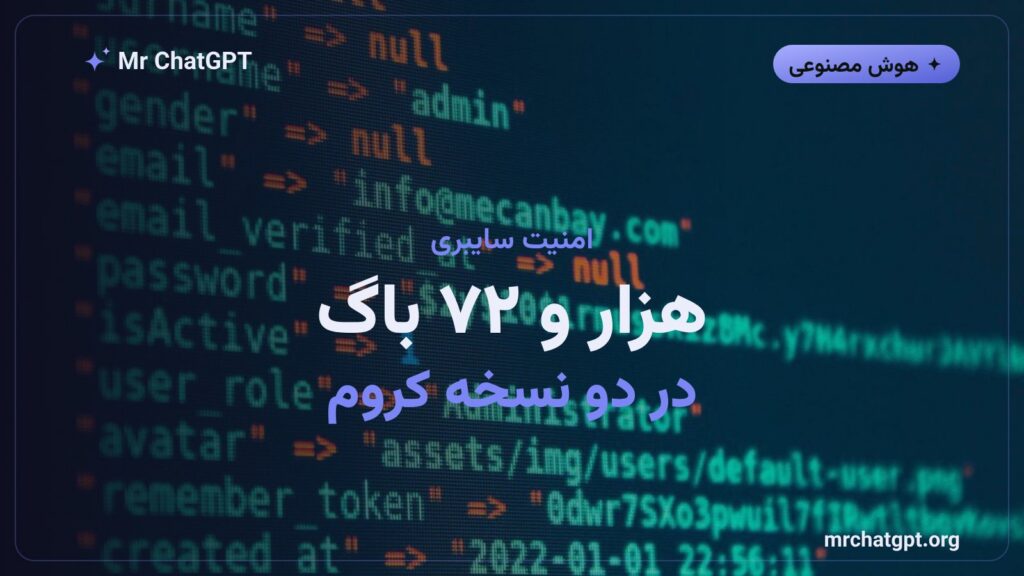 رفع ۱۰۷۲ باگ امنیتی کروم با کمک هوش مصنوعی