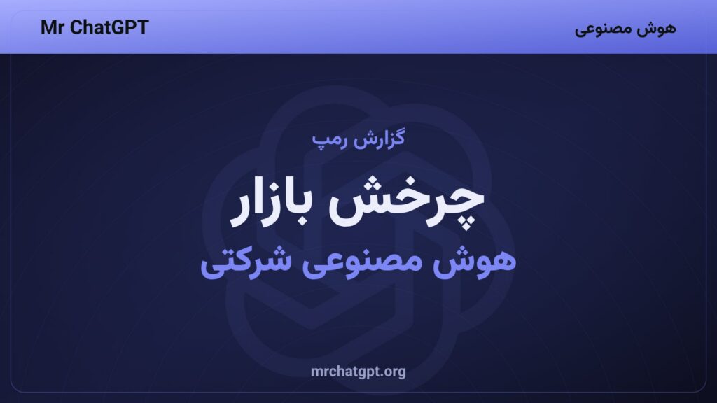 نمودار سهم بازار هوش مصنوعی شرکتی در گزارش رمپ