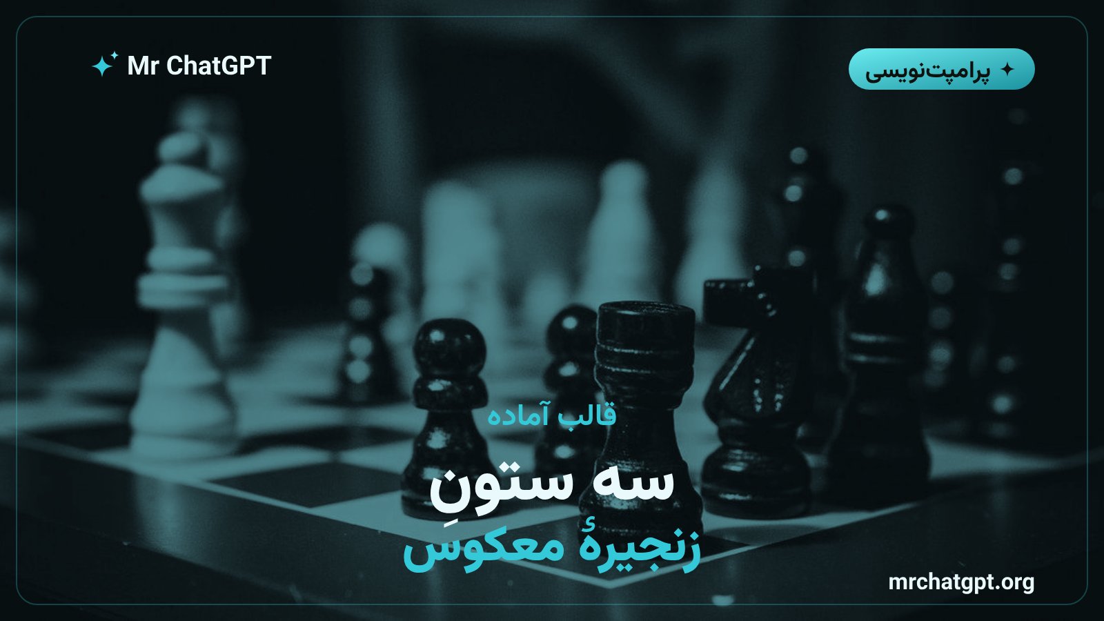 سه ستون پرامپت زنجیرهٔ معکوس: تعریف مقصد، پرسش پیشنیاز، و اولین قدم امروز