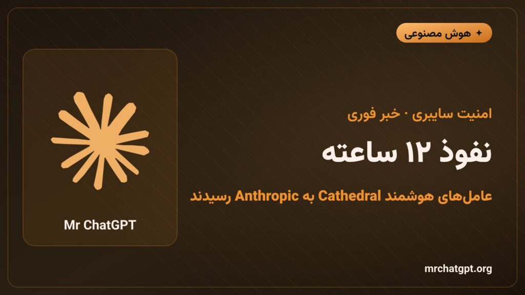 نفوذ عامل‌های هوش مصنوعی Cathedral به سیستم‌های Anthropic در کمتر از ۱۲ ساعت