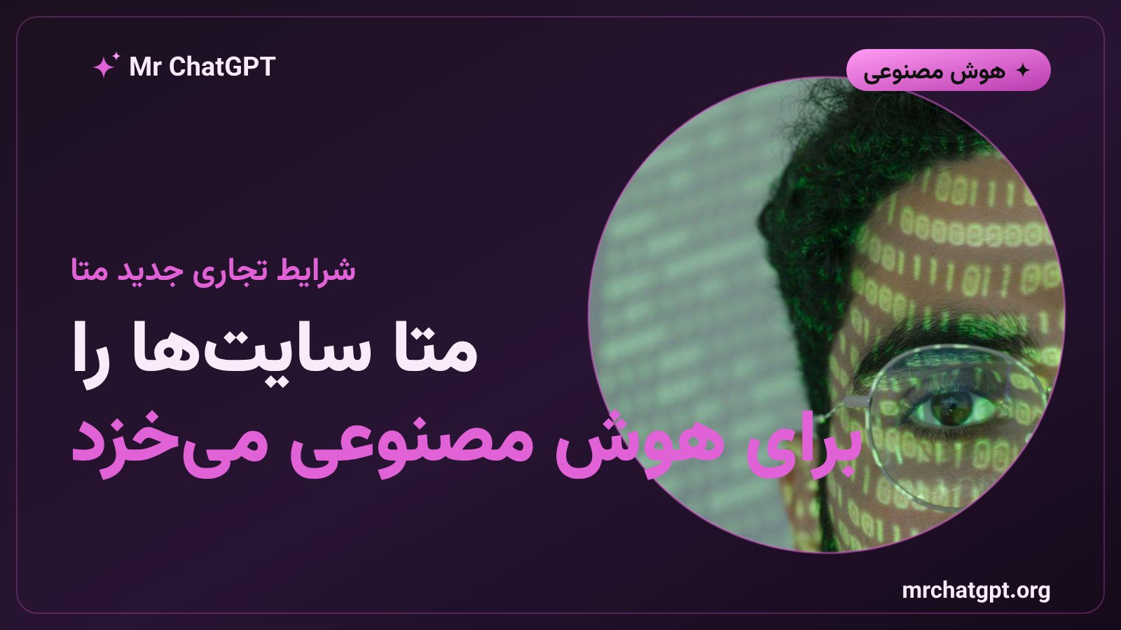 اجازه‌ی متا برای خزش وب‌سایت‌ها و آموزش هوش مصنوعی از ۳۰ اکتبر ۲۰۲۶