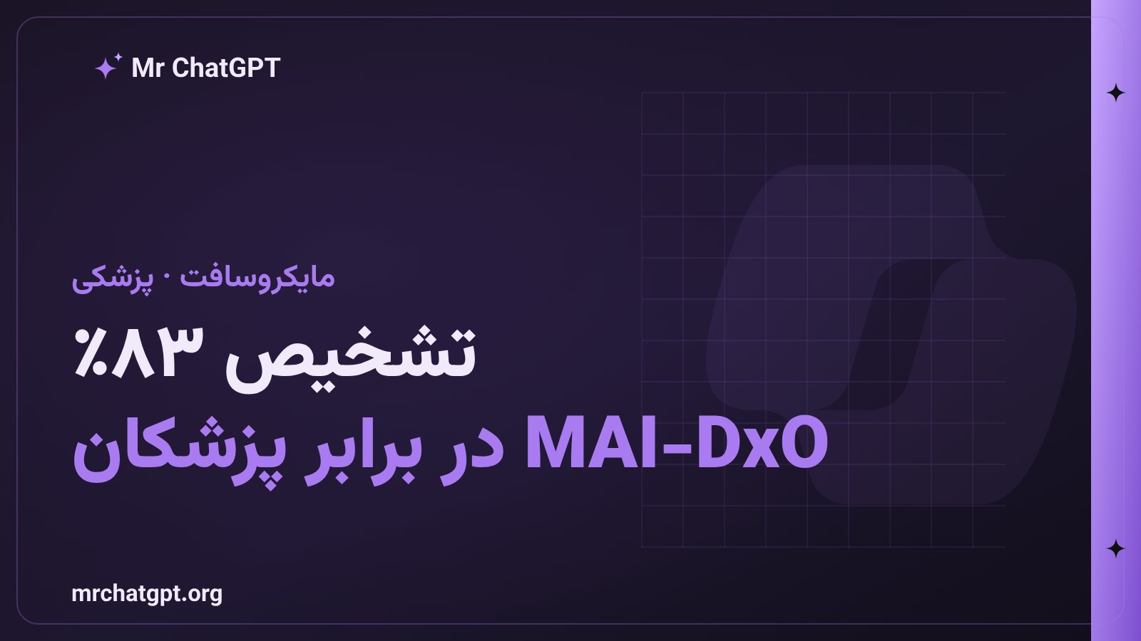 سیستم تشخیصی MAI-DxO مایکروسافت با دقت ۸۳ درصد در پروندههای پیچیدهٔ پزشکی