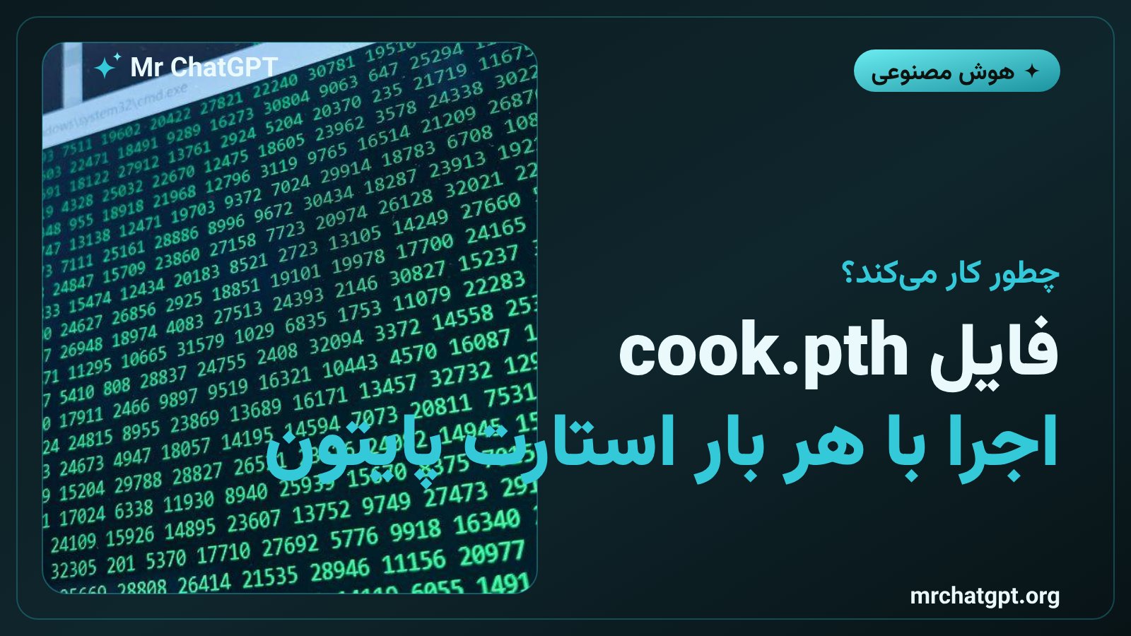 نحوه اجرای بدافزار cook.pth هنگام راهاندازی مفسر پایتون